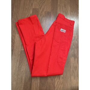Vintage 1980's Liberty Red Painters Pants Deadstock NWT, Size 30x32